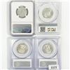 Image 2 : (4) Washington Quarters NGC,PCGS MS 1958-1961
