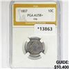 Image 1 : 1807 Clip Draped Bust Dime PGA AU58+