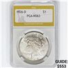 Image 1 : 1926-D Silver Peace Dollar PGA MS63