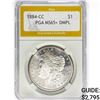 Image 1 : 1884-CC Morgan Silver Dollar PGA MS65+ DMPL
