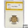Image 1 : 1875 Shield Nickel PGA PR65+