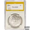Image 1 : 1892 Morgan Silver Dollar PGA MS60