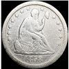 Image 1 : 1858 Seated Liberty Quarter NICELY CIRCULATED