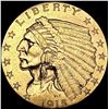 Image 1 : 1915 $2.50 Gold Quarter Eagle UNCIRCULATED