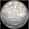 Image 2 : 1861 Silver Three Cent CHOICE AU