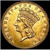 Image 1 : 1862 Rare Gold Dollar UNCIRCULATED