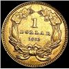 Image 2 : 1862 Rare Gold Dollar UNCIRCULATED