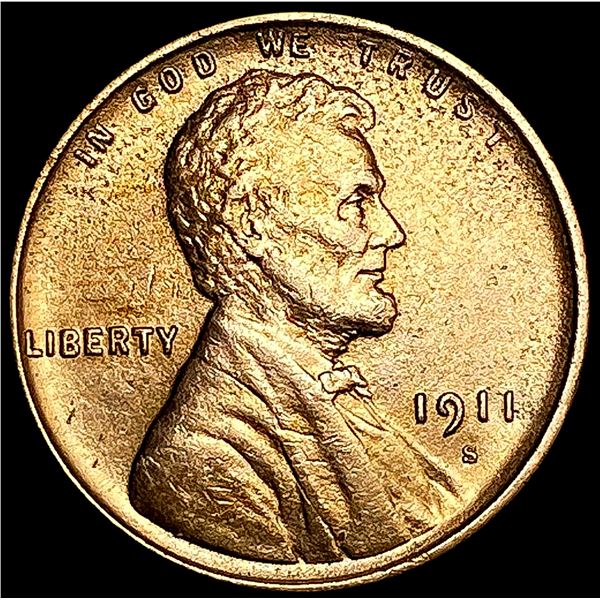 1911-S Wheat Cent UNCIRCULATED