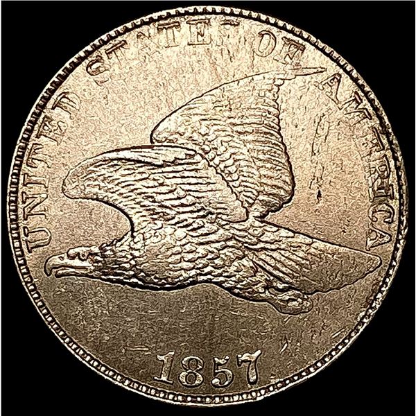 1857 Flying Eagle Cent CLOSELY UNCIRCULATED