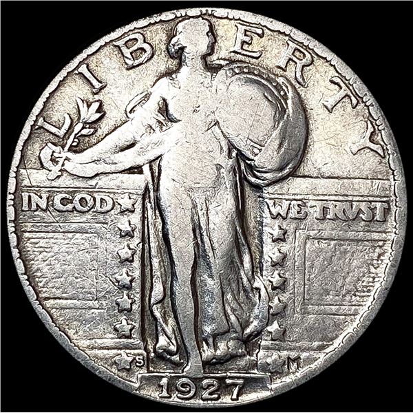 1927-S Standing Liberty Quarter LIGHTLY CIRCULATED