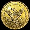 Image 2 : 1853 $2.50 Gold Quarter Eagle CLOSELY UNCIRCULATED