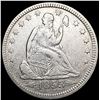 Image 1 : 1853 Arws & Rays Seated Liberty Quarter CLOSELY UN