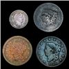 Image 1 : (4) Varied US Coinage (1828, 1854, 1913) HIGH GRAD