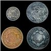 Image 2 : (4) Varied US Coinage (1828, 1854, 1913) HIGH GRAD