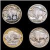 Image 2 : (4) US Buffalo Nickels (1915, 1917, 1918, 1936-D)