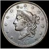 Image 1 : 1838 Braided Hair Large Cent CLOSELY UNCIRCULATED