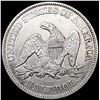 Image 2 : 1855 Arws Seated Liberty Half Dollar CLOSELY UNCIR