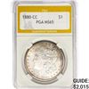 Image 1 : 1880-CC Morgan Silver Dollar PGA MS65