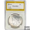 Image 1 : 1934-S Silver Peace Dollar PGA MS61