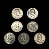 (7) Franklin Half Dollars ((3) 1952, (2) 1953-D, 1
