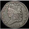 Image 1 : 1834 Classic Head Half Cent NICELY CIRCULATED