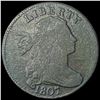 Image 1 : 1807 Sm Frac Draped Bust Large Cent NICELY CIRCULA