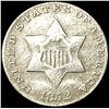Image 1 : 1852 Silver Three Cent NEARLY UNCIRCULATED