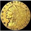Image 1 : 1912 $2.50 Gold Quarter Eagle NEARLY UNCIRCULATED