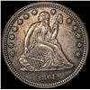 Image 1 : 1861 Seated Liberty Quarter CLOSELY UNCIRCULATED