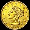 Image 1 : 1878-S $2.50 Gold Quarter Eagle CLOSELY UNCIRCULAT