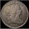 Image 1 : 1804 Draped Bust Half Cent NICELY CIRCULATED