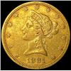 Image 1 : 1881 $10 Gold Eagle LIGHTLY CIRCULATED