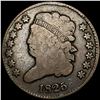 Image 1 : 1825 Classic Head Half Cent NICELY CIRCULATED