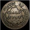 Image 2 : 1825 Classic Head Half Cent NICELY CIRCULATED