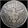 Image 2 : 1914 Barber Half Dollar NICELY CIRCULATED