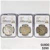 Image 1 : (3) 1934-S Peace Silver Dollar NGC VF