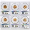 Image 2 : (6) Wheat Cent PCGS MS66,67 RD 1938-1944