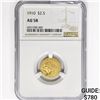 Image 1 : 1910 $2.50 Gold Quarter Eagle NGC AU58