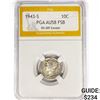 Image 1 : 1943-S Mercury SILV 10C PGA AU58 FSB 5% Off Center