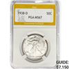 Image 1 : 1938-D Walking Liberty Half Dollar PGA MS67