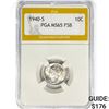 Image 1 : 1940-S Mercury Silver Dime PGA MS65 FSB