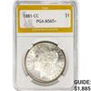 Image 1 : 1881-CC Morgan Silver Dollar PGA MS65+