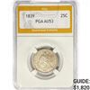 Image 1 : 1839 Seated Liberty Quarter PGA AU53