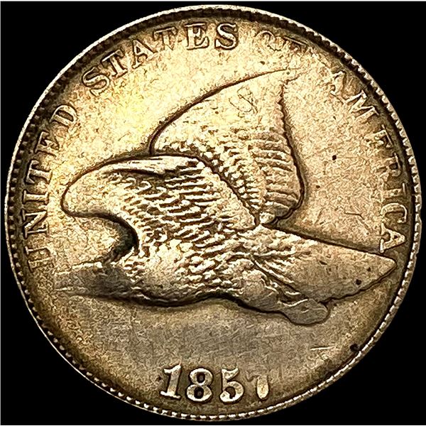 1857 Flying Eagle Cent NICELY CIRCULATED