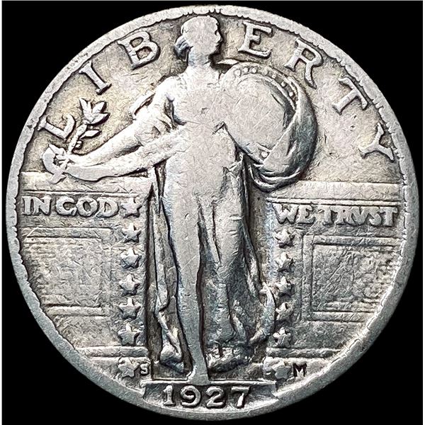 1927-S Standing Liberty Quarter NICELY CIRCULATED