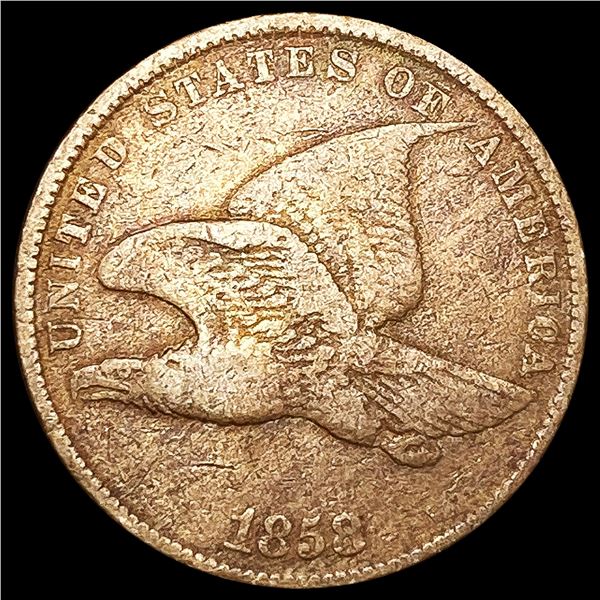 1858-LL Flying Eagle Cent LIGHTLY CIRCULATED