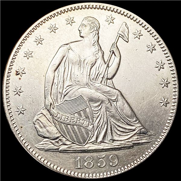 1859 Seated Liberty Half Dollar UNCIRCULATED