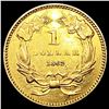 Image 2 : 1862 Rare Gold Dollar UNCIRCULATED
