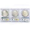 Image 2 : (3) 1921 Morgan Silver Dollar PCGS MS64