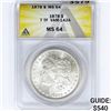 Image 1 : 1878 7TF Morgan Silver Dollar ANACS MS64 VAM-142A